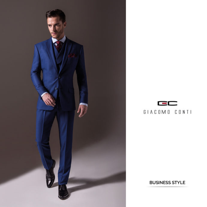 Wełniane garnitury wysokiej jakości w Giacomo Conti
