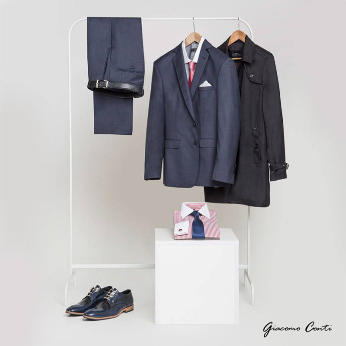 Wiele modeli garniturów – Giacomo Conti