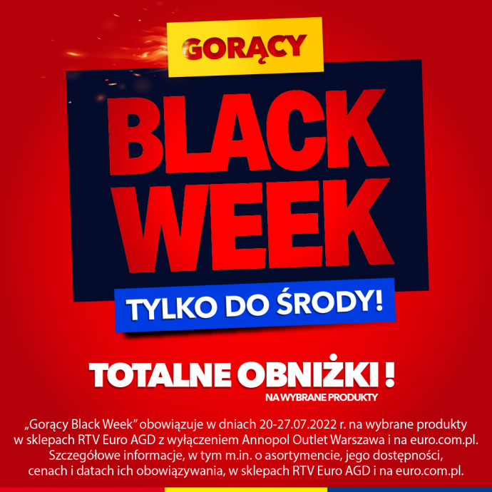 Nagłówek: Gorący Black Week w RTV Euro AGD!