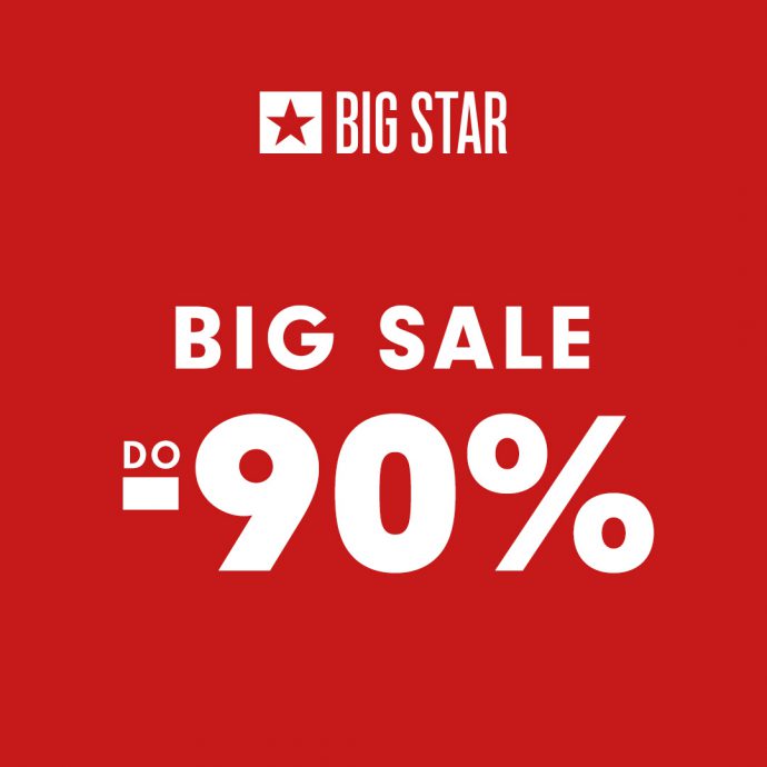 BIG SALE do -90% w BIG STAR!