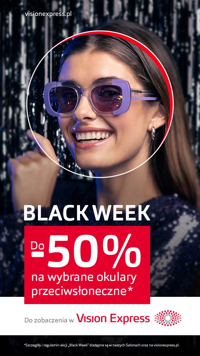 Black Weeks – okulary przeciwsłoneczne.